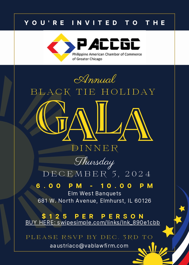 PACCGC Annual Black Tie Holiday Gala Dinner 2024