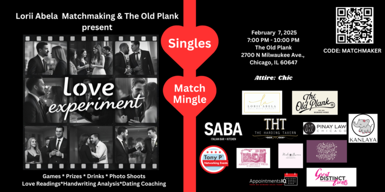 Lorii Abela Matchmaking & The Old Plank presents Love Experiment